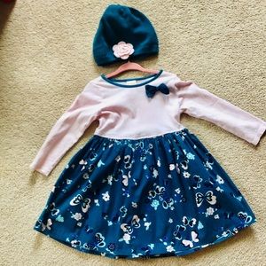 Gymboree long sleeve dress 3T